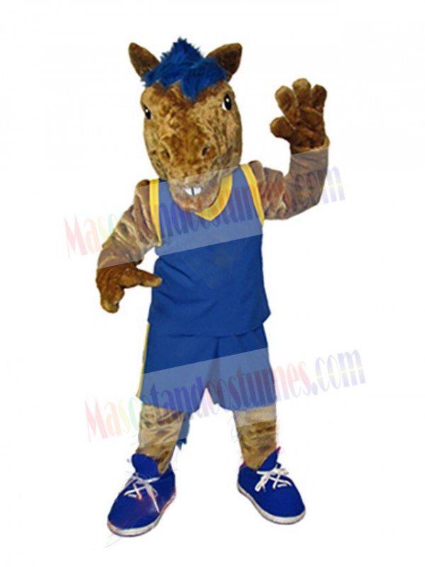 Mustang Horse mascot costume