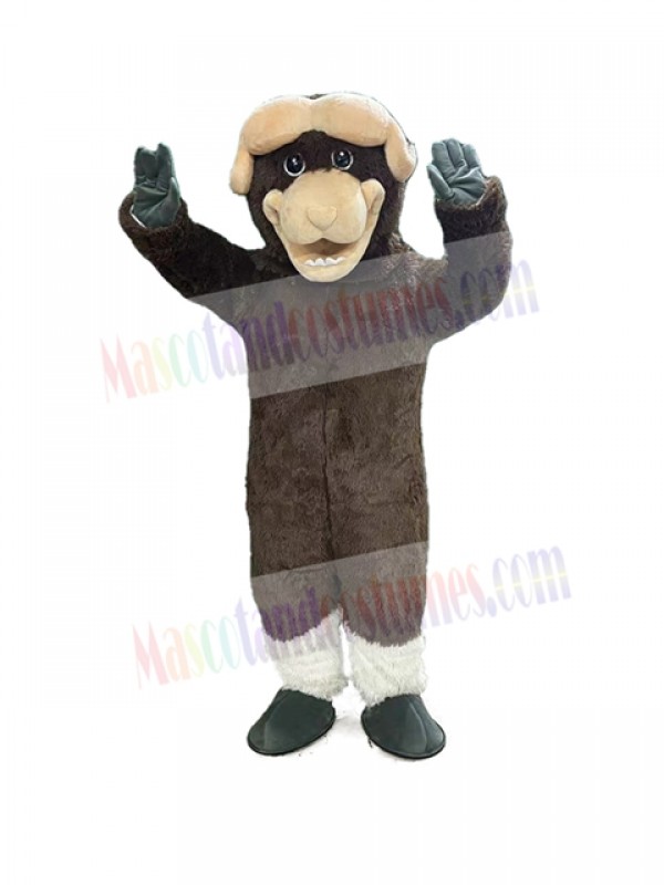 Muskox mascot costume