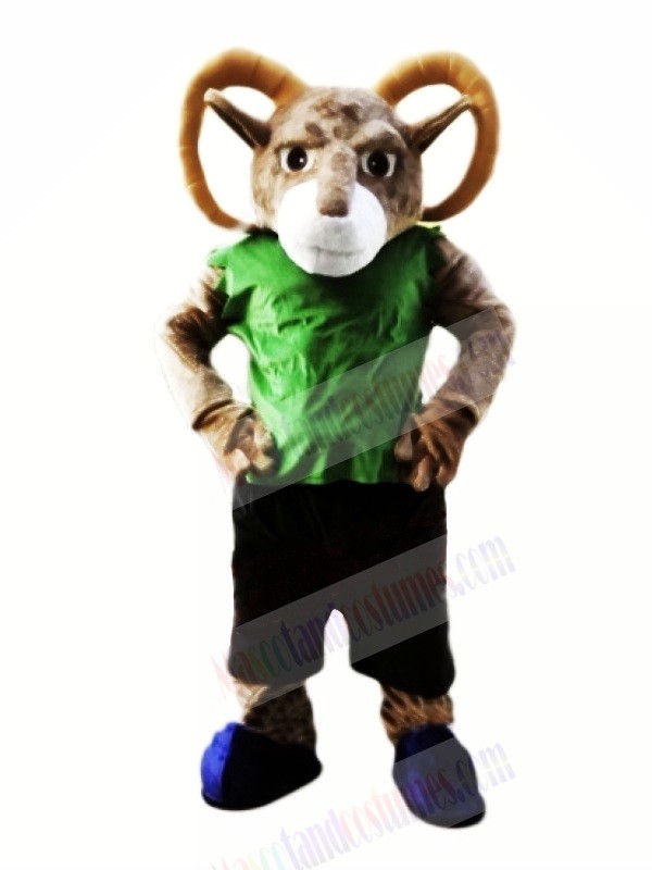 Power Sporty Ram Mascot Costumes Cartoon