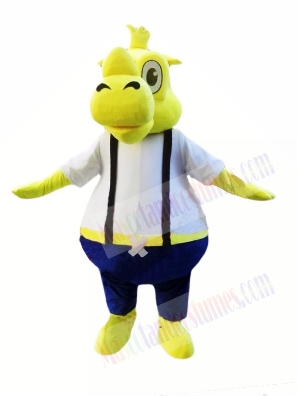Yellow Rhino Mascot Costumes