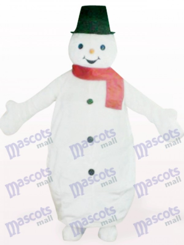 Black Hat Snowman Animal Christmas Xmas Mascot Costume