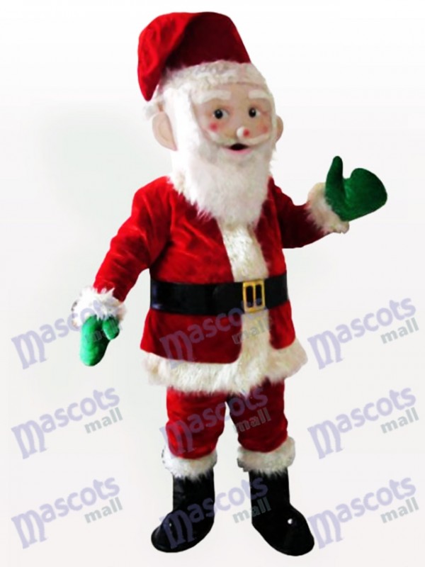 Christmas Xmas Santa Claus Adult Mascot Costume
